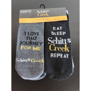 NEW SCHITT'S CREEK LADIES 10 Pair Of Low Cut Socks